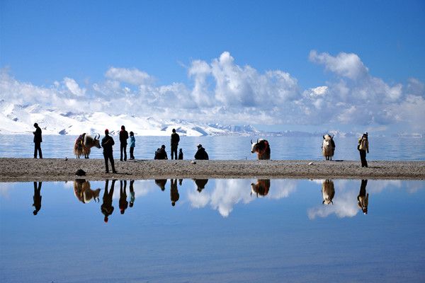 纳木错湖